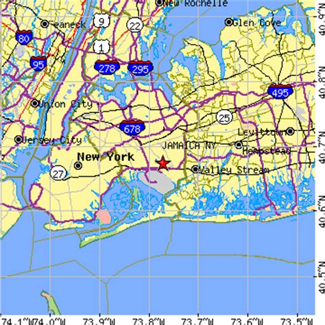 Jamaica, New York (NY) ~ population data, races, housing & economy