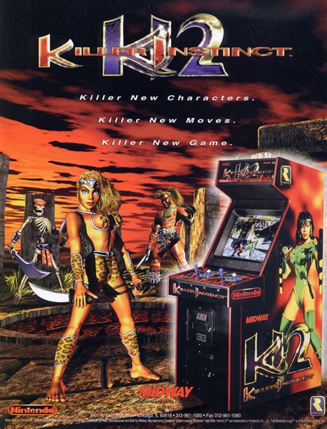 Killer Instinct 2 Arcade Fighting Game | M&P Amusement