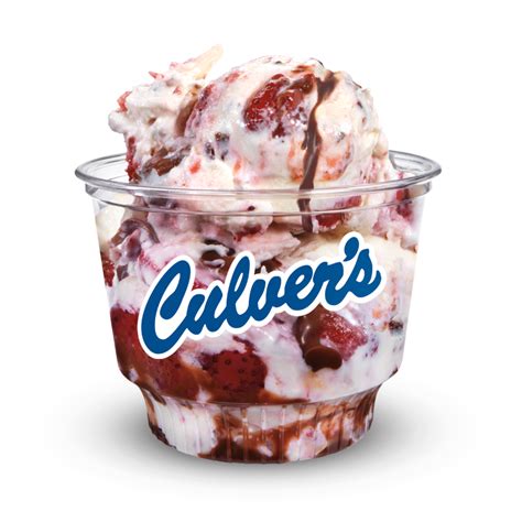 Culver's Frozen Custard Chocolate Covered Strawberry | Ice cream cake, Frozen custard, Chocolate ...