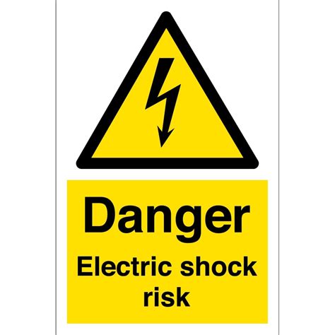 Electric Shock Hazard Sign - Graphic Royalty Free Electrical Shock ...