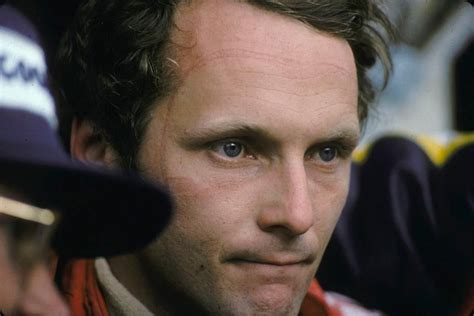 Niki Lauda , 1976 German GP, Nürburgring 1976, just before his terrible accident with his ...