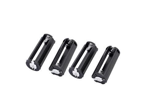 4 Pcs 3 x 1.5V AAA Round Shape Battery Holder Storage Case Box Black - Newegg.com