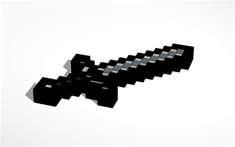 3D design Minecraft 3D Sword | Tinkercad