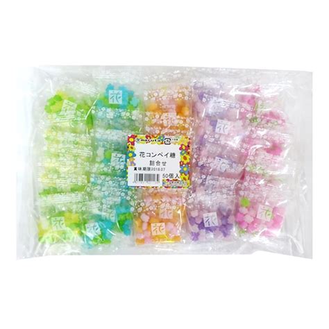 Buy MARUTA Candy Konpeito, Hanatsume, Japanese sugar candy, 0.2oz ...