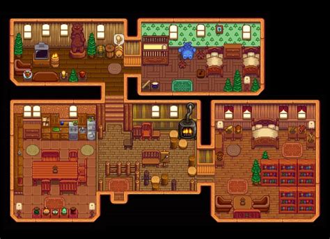 Stardew Valley Cabin Layout