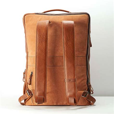 Banteng Handmade Personalized Leather Laptop Backpack | Gadgetsin