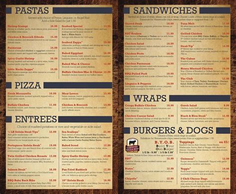 Menu at Red Bridge Tavern pub & bar, East Providence