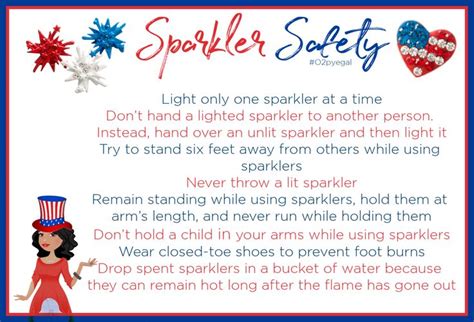 Sparkler Safety Tips | Sparklers, Love holidays, Holiday stories