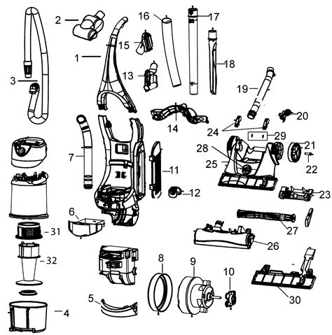 Vacuum Parts: Vacuum Parts Diagram