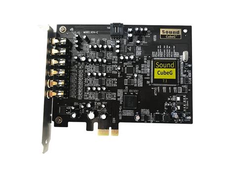 PCI-E Creative Sound CubeG Audigy PCIe RX 7.1 Sound Card with High ...