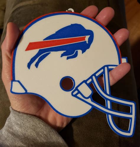 Buffalo Bills Helmet by GetpPinted3D - MakerWorld