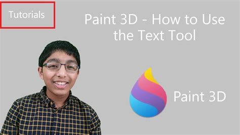 Windows Applications - How to Use Text Tool in Paint 3D - YouTube