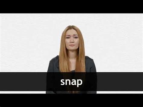 SNAP definition and meaning | Collins English Dictionary