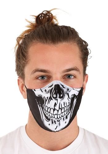 Skeleton Sublimated Face Mask for Adults