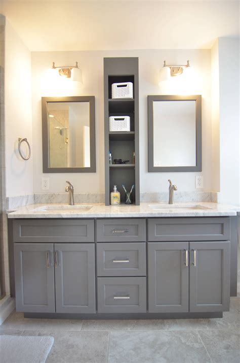 Classic White and Gray Bathroom Renovation - Transitional - Bathroom - Philadelphia - by dRemode ...