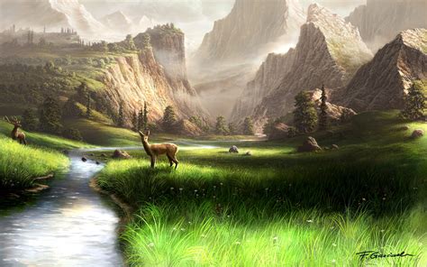 Mountain Landscape by Fel-X on DeviantArt