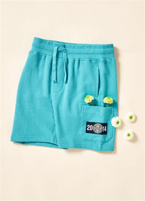 Shorts in felpa leggera di puro cotone IANA Verde acqua IANA da Bimbo | OVS