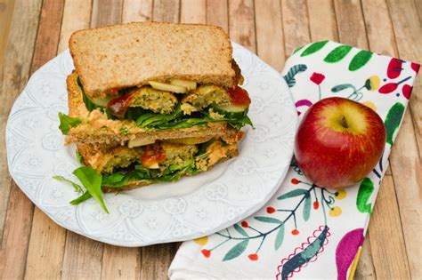 Falafel and Apple Salad Sandwich | Tinned Tomatoes