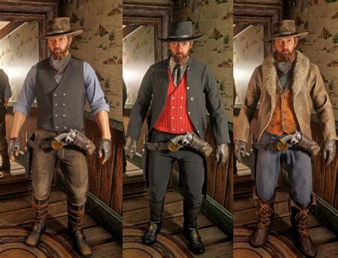 When you finally have three good outfits :) What do you think? : r/reddeadredemption