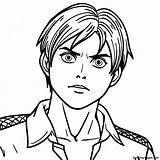 Eren Yeager Coloring Page  Pagescom sketch template