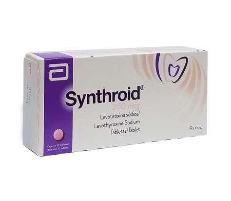 Synthroid 200Mcg Tabletas - FarmaciaRD