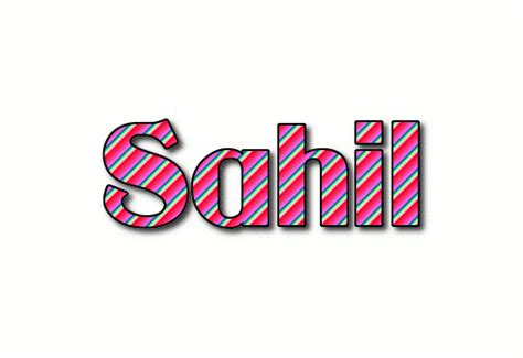 Sahil Logo | Free Name Design Tool from Flaming Text