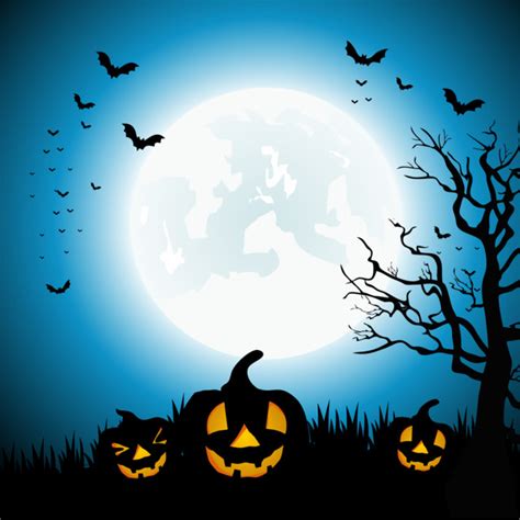 Full Moon Halloween Theme Background, Paper Art, Halloween, Wolf Background Image And Wallpaper ...