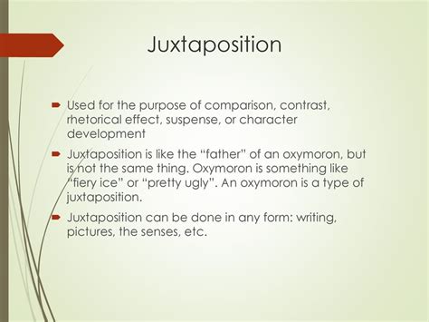 Vignette and Juxtaposition - ppt download