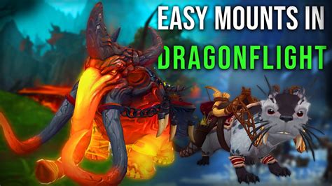 Easy to Get Dragonflight Mounts and How to Get Them - WoW - YouTube