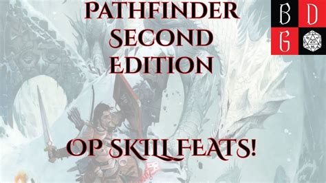 Pathfinder Second Edition OP SKILL FEATS! - YouTube