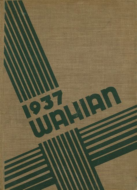 1937 yearbook from Washburn High School from Minneapolis, Minnesota