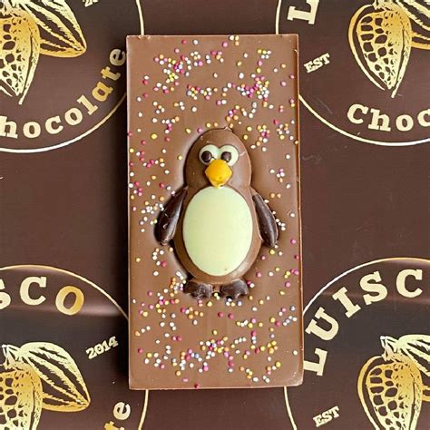 Milk Chocolate 100g Penguin Bar | Luisco Chocolate