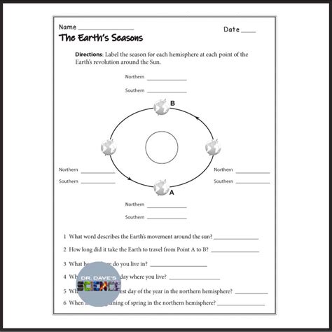 Earth Tilt Seasons Worksheet Worksheets For All Works - vrogue.co