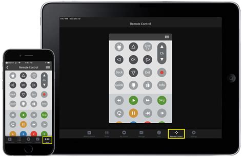 The TiVo app for iOS devices