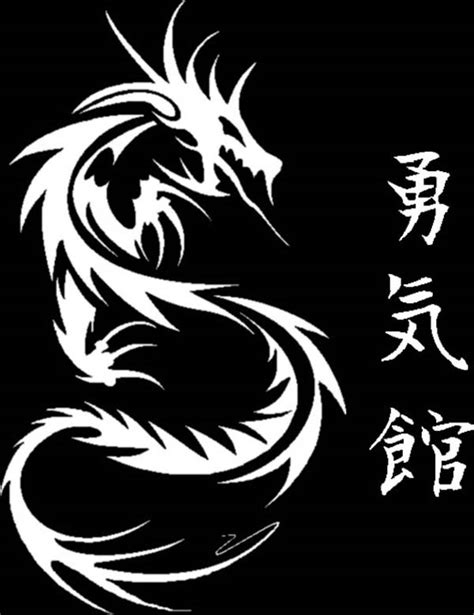 TATTOOS: Dragon Tattoo Stencils # 3