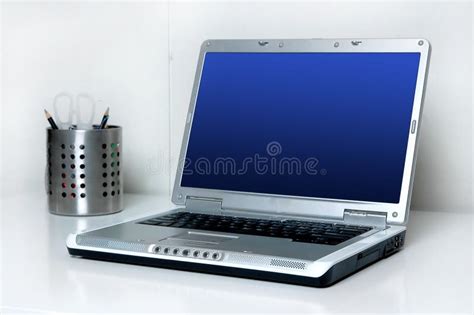 Work station stock image. Image of laptop, computer, small - 405421