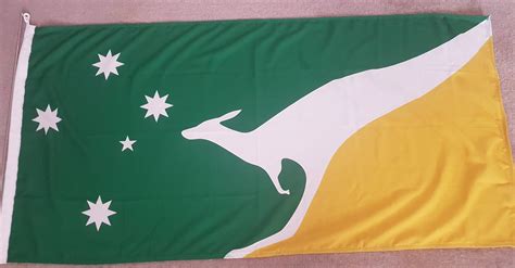 Unveiling the very first full size Under the Southern Cross Flag! My Proposed National Flag for ...