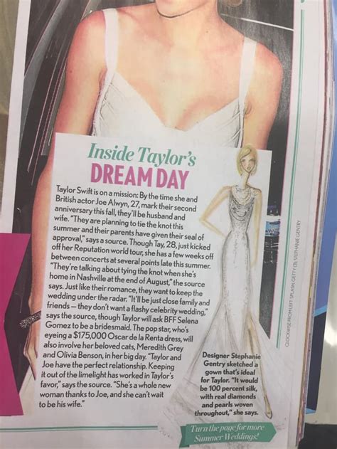 Tabloid Gossip Thoughts: Taylor and Joe wedding this fall???? (From Life and Style mag) : r ...