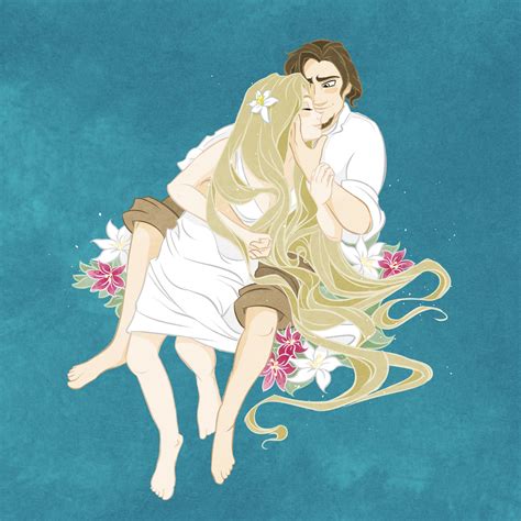 Rapunzel And Flynn Kiss Fan Art