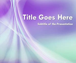 Abstract Purple Smoke Powerpoint Template