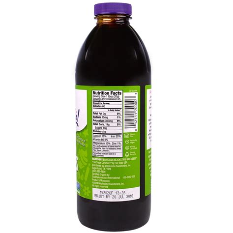 Wholesome, Organic Molasses, Unsulphured, 32 fl oz (944 ml) - iHerb