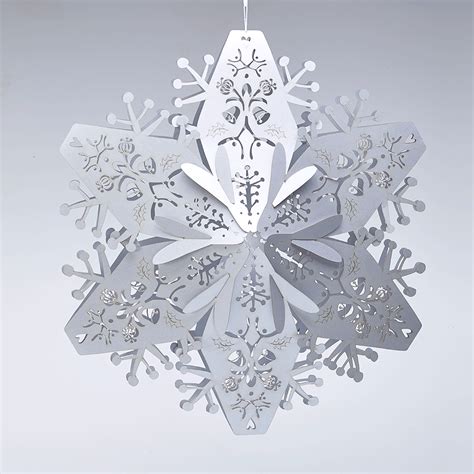 Stardream Silver Large 3D Snowflakes