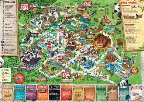 Chessington World Of Adventure 2016 Park Map | Chessington W… | Flickr