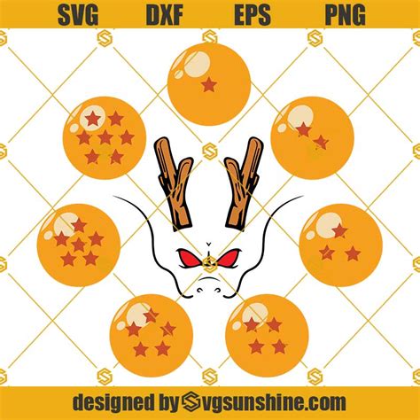 Dragon Ball Z Svg, Shenron Dragon Svg, Goku Svg Png Dxf Eps