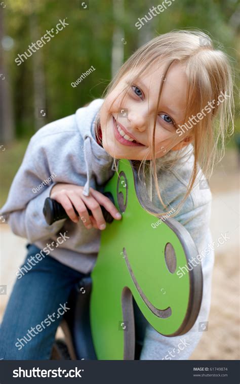 Outdoor Portrait Smiling Little Girl Stock Photo 61749874 | Shutterstock