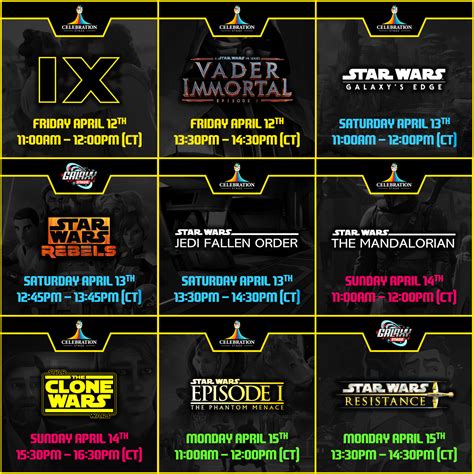 Star Wars Celebration 2019 lOTl Live from the Windu City 4/11-4/15 ...