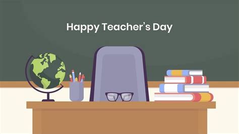 Cartoon Teacher's Day Table Zoom Background | Happy teachers day, Teachers, Teachers' day