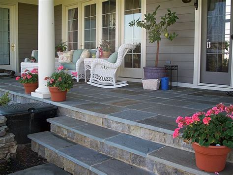 11 best stone porch floor images on Pinterest | Foyers, Front porches ...