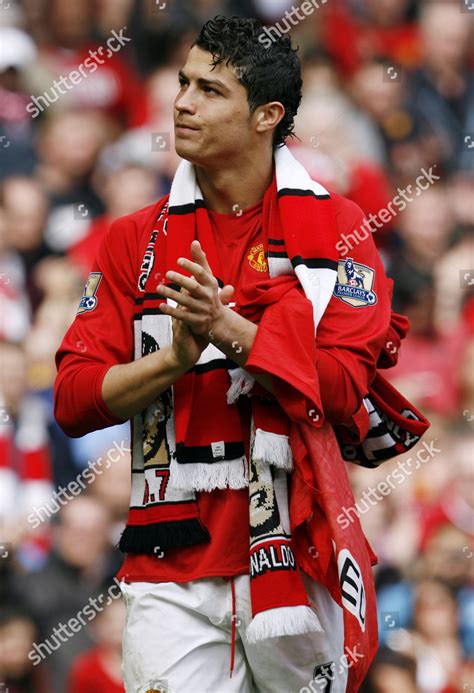 Cristiano Ronaldo Manchester United Thanks Fans Editorial Stock Photo ...