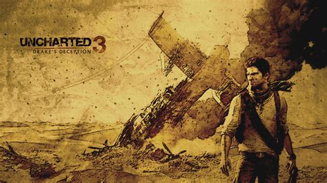 Download Nathan Drake Video Game Uncharted 3: Drake's Deception 4k Ultra HD Wallpaper by Hunter34